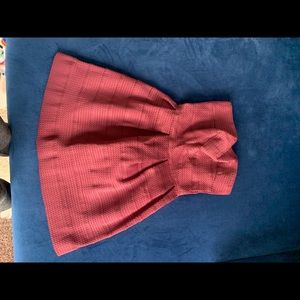 Magenta spandex scalloped mini dress bloomingdales